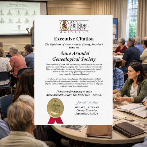 Anne Arundel Genealogical Society